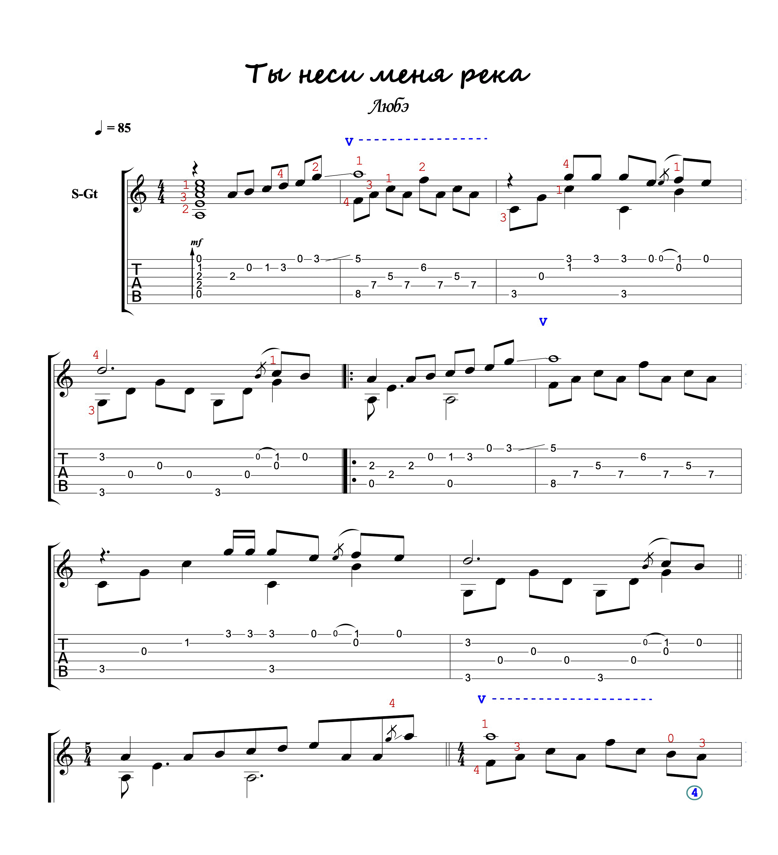 Ты неси меня река текст. Эйро нарет кузнечик табы.