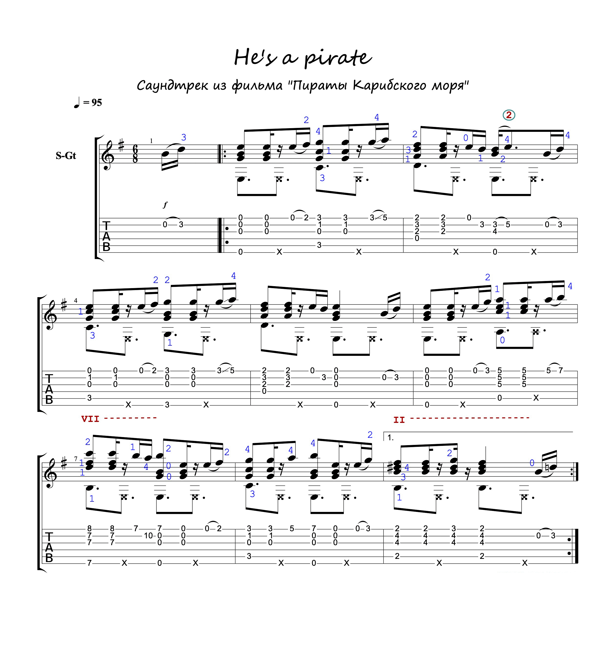 Ветер с моря аккорды для гитары